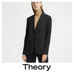Theory Two Button Wool Blazer